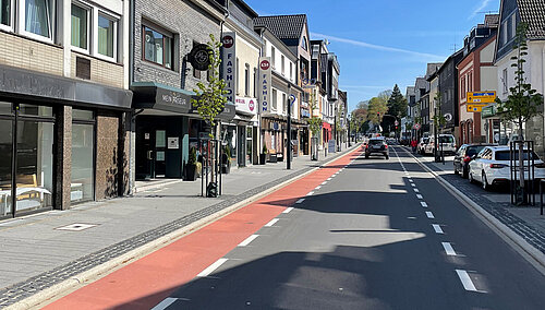 Bicycle lanes in Waldbröl